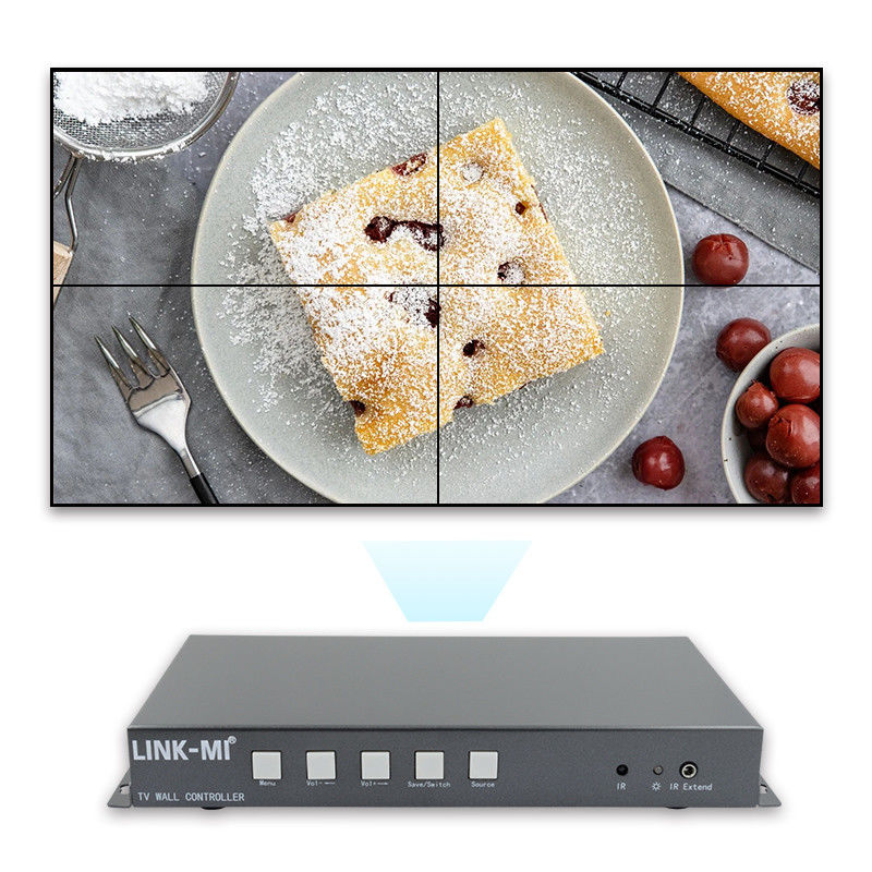 Контроллер 2X2 поддерживает HDMI USB вход 1080P для рекламы
