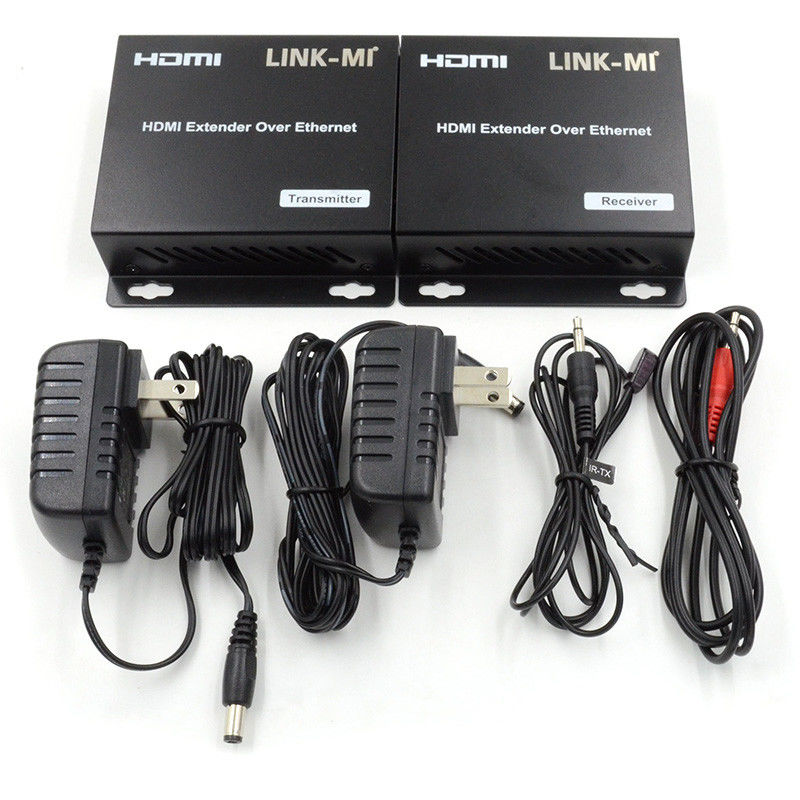 120M HDMI Extender AV Over IP 1080P с поддержанием IR Point To Many To Many Каскадная