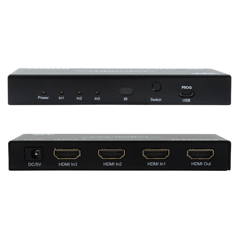 3X1 HDMI 2.0 Switch Hd Matrix Switcher 3 X 1 Hdmi Switch 3 Порт Hdmi Switch 1080P 20m