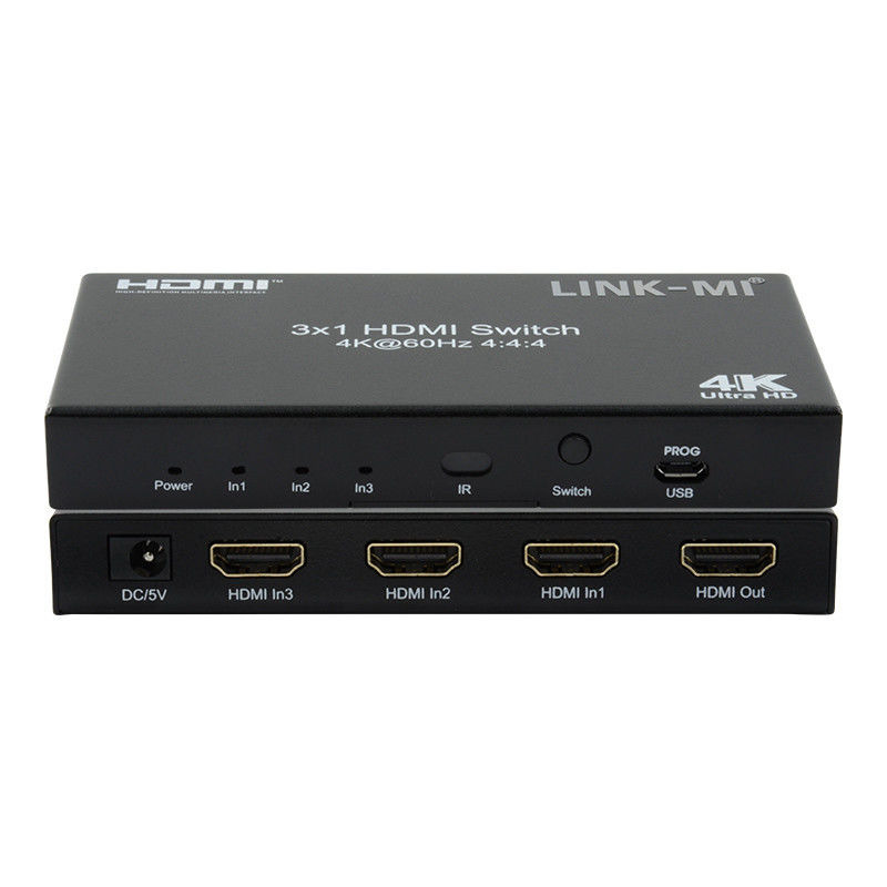 3X1 HDMI 2.0 Switch Hd Matrix Switcher 3 X 1 Hdmi Switch 3 Порт Hdmi Switch 1080P 20m