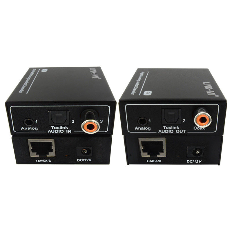 500 м HDMI аудиоэкстрактор Цифровой аналоговый аудиоэкстендер через Cat5e через Cat5e/6 кабель