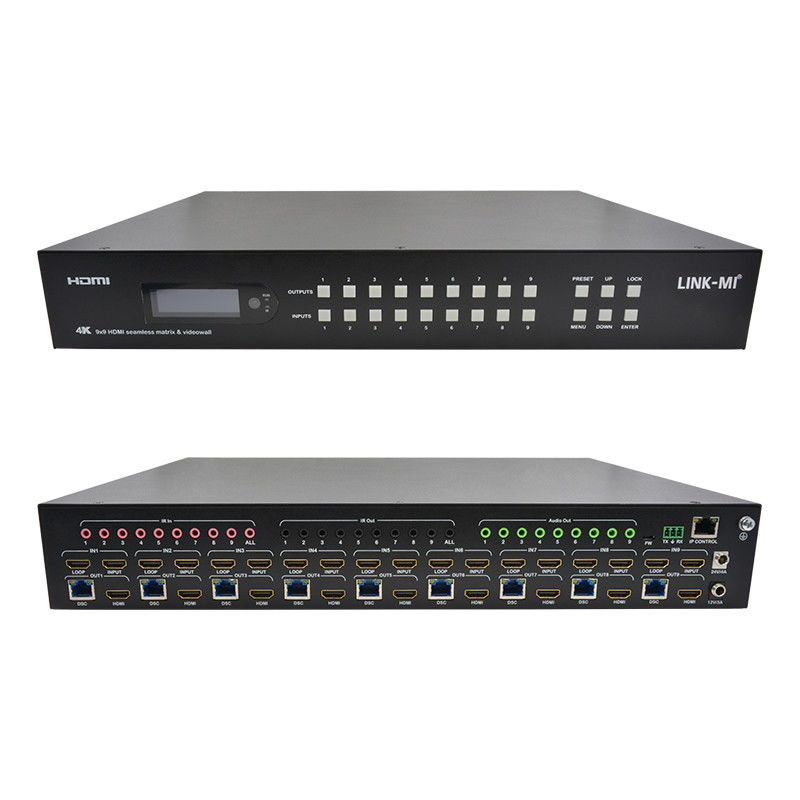 9x9 70M HDMI видеостенный процессор Hdmi Splitter 3x3 4K HDMI матричный расширитель