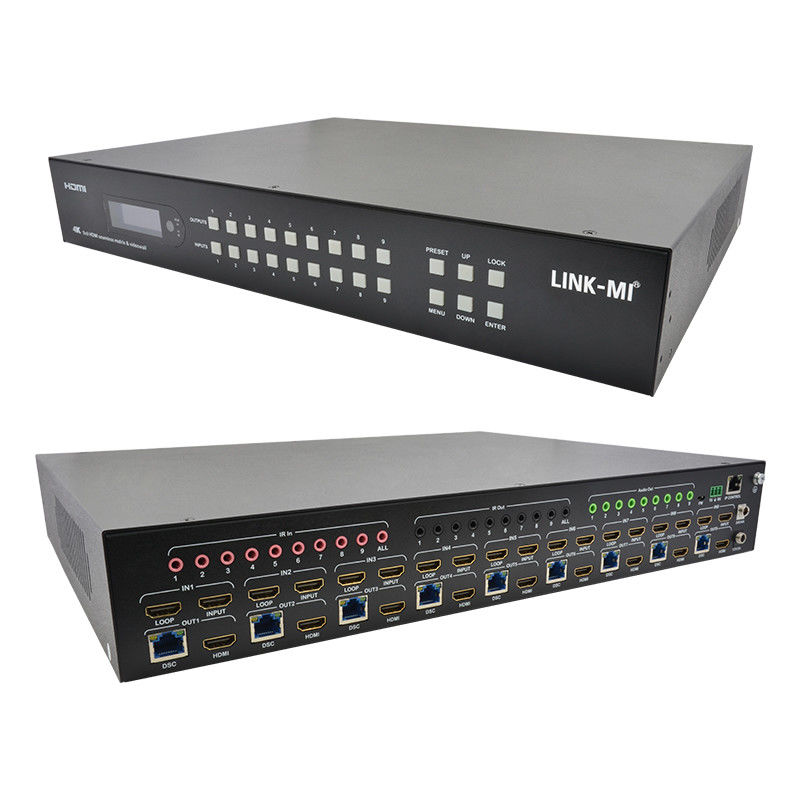 9x9 70M HDMI видеостенный процессор Hdmi Splitter 3x3 4K HDMI матричный расширитель