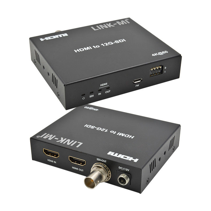 4K HDMI к SDI преобразователю с поддержкой Loop Out 12G 4K@60Hz EDID Max 120m