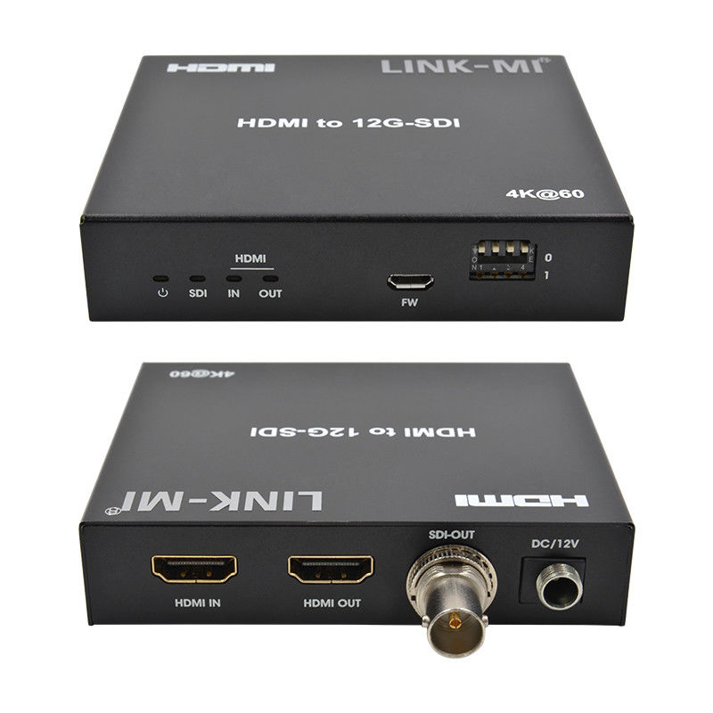 4K HDMI к SDI преобразователю с поддержкой Loop Out 12G 4K@60Hz EDID Max 120m
