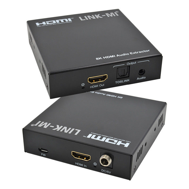 Аудиоэкстрактор HDMI 2.1 Audio Splitter 4k Поддержка 8K 60Hz YUV4:2:0 ЦИК
