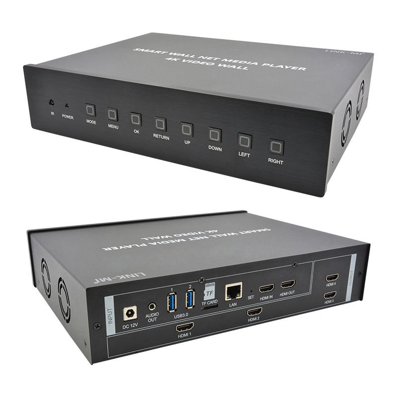 HDMI 2X2 4K видеостенный контроллер Media Player TV Wall Processor для 4 телевизоров