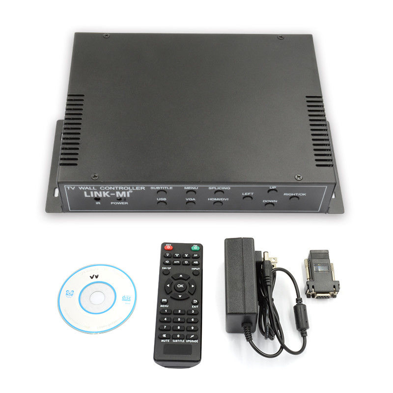 Поддержка 2X2 HDMI видеостенного контроллера 1X4 1X3 1X2 TV Splicing Box для 4 экранов
