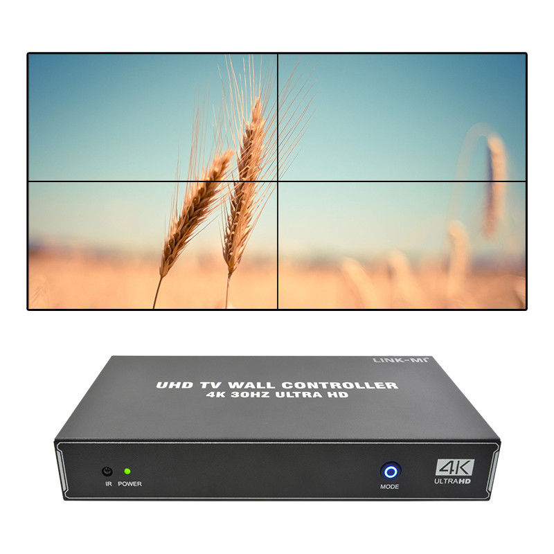 1X4 1X3 1X2 4K видеостенный контроллер 30Hz 4 каналов HDMI TV видеостенный процессор 2x2
