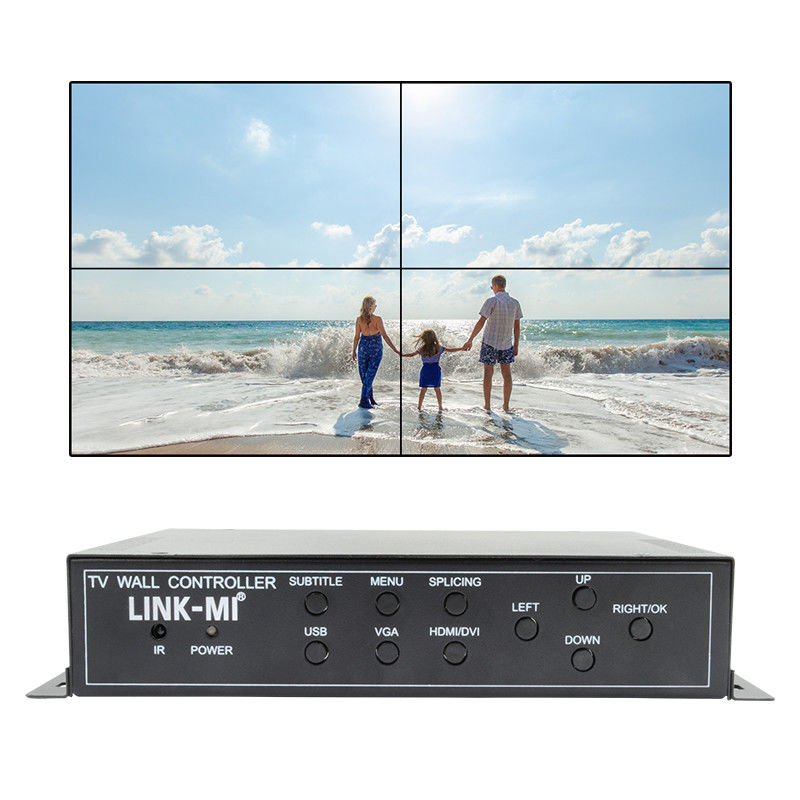 Поддержка 2X2 HDMI видеостенного контроллера 1X4 1X3 1X2 TV Splicing Box для 4 экранов