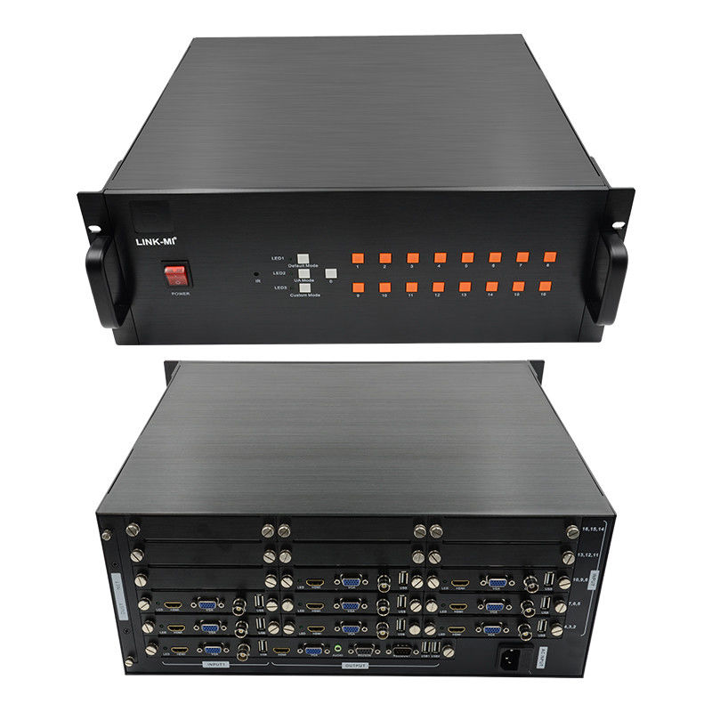 16 каналов видео HDMI Multi Viewer VGA BNC Сигнальный вход 1080P 16X1 HDMI Switch