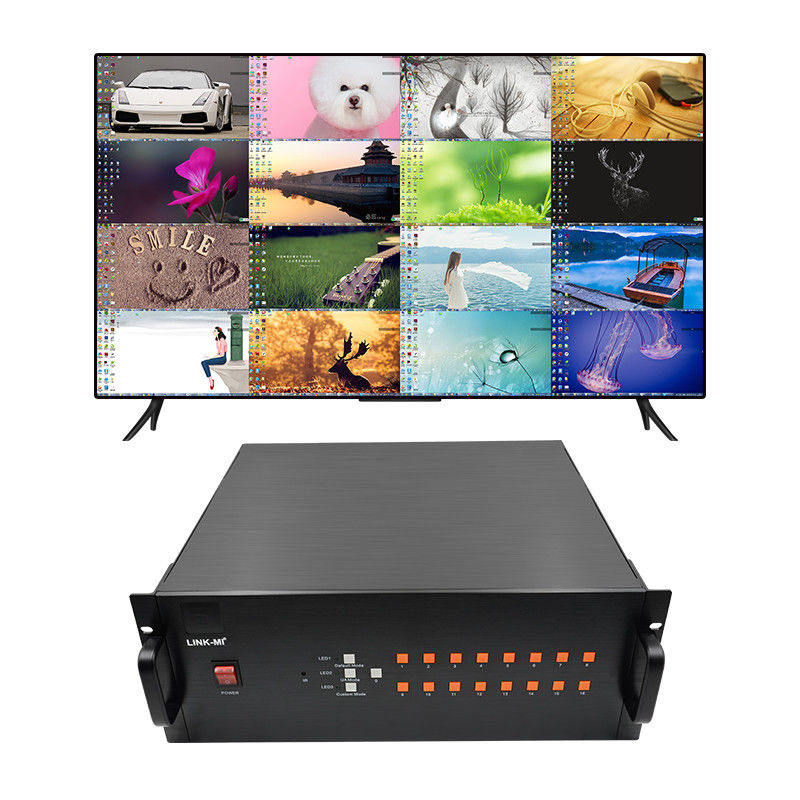 16 каналов видео HDMI Multi Viewer VGA BNC Сигнальный вход 1080P 16X1 HDMI Switch