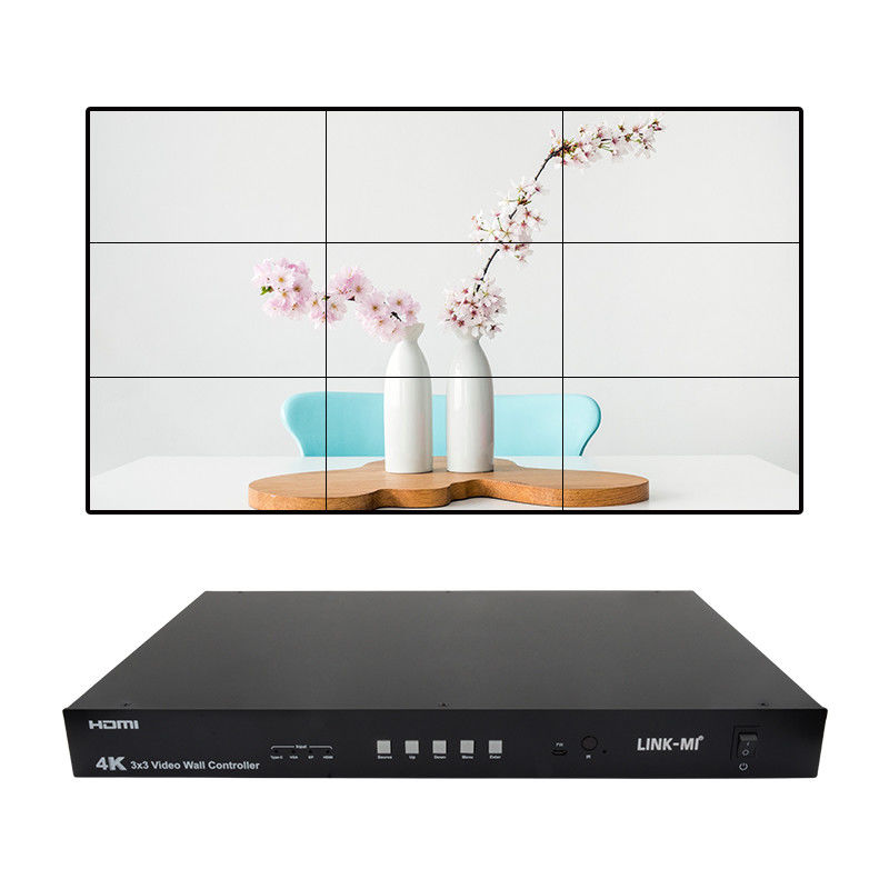 Ultra HD 4K видеостенный контроллер HDMI DP 3x3 видеостенный процессор VGA USB Type-C