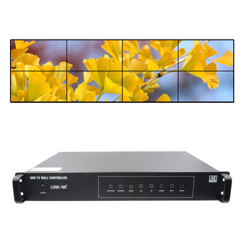 2X4 TV HDMI настенный контроллер 4K 60Hz 2X3 видео настенный процессор 2X2 для 8 дисплеев