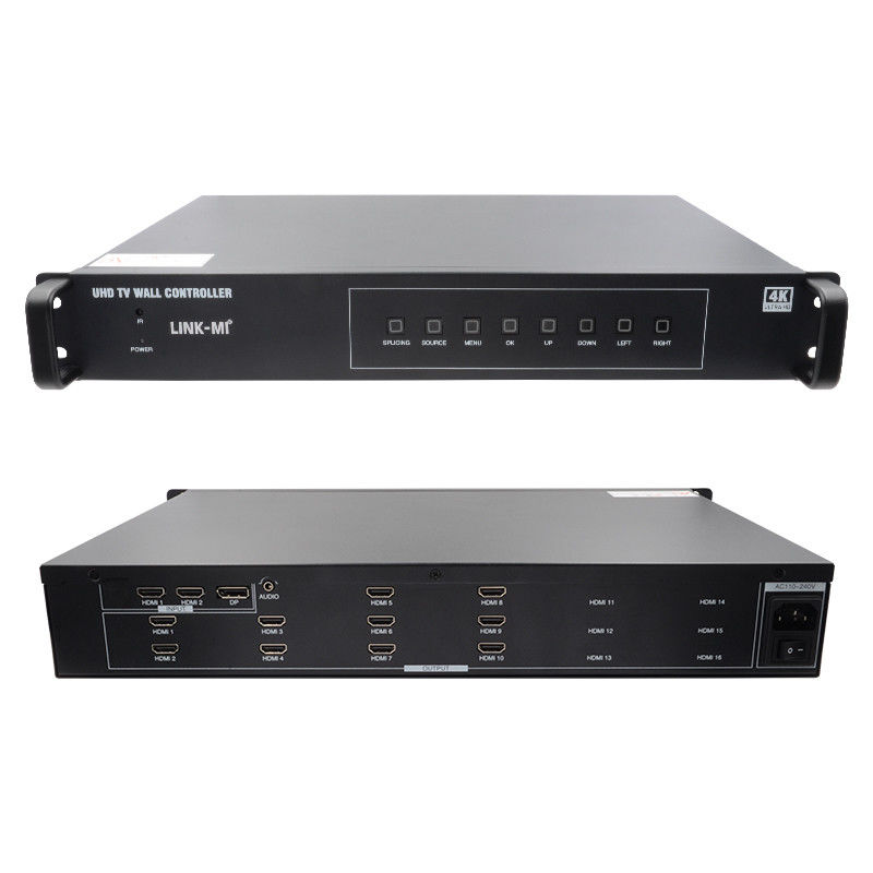 4K Video Wall Splitter HDMI1 2x5 Splicing HDMI2.0 HDMI1.4 DP Ввод 4K@60Hz 4:4:4