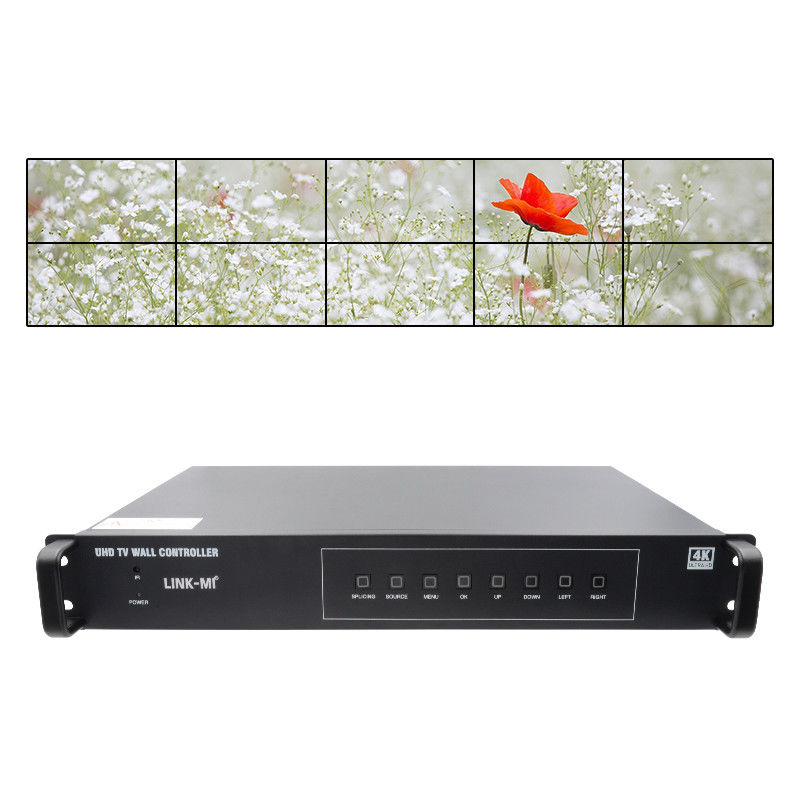 4K Video Wall Splitter HDMI1 2x5 Splicing HDMI2.0 HDMI1.4 DP Ввод 4K@60Hz 4:4:4