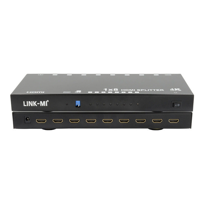 8 портов 4K HDMI Splitter Video Splitter 3d EDID 1 в 8 выходящий дубликатор для 8 телевизоров