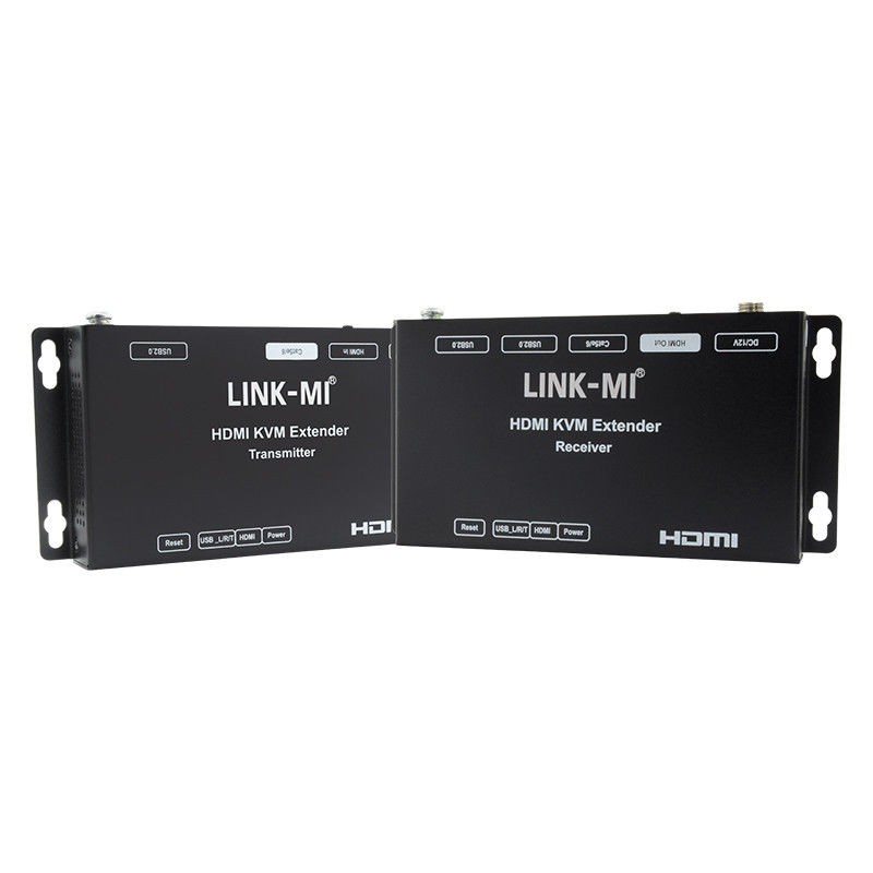 50M HDMI USB KVM Extender Up 50m 100m Поддержка двойного POC USB2.0