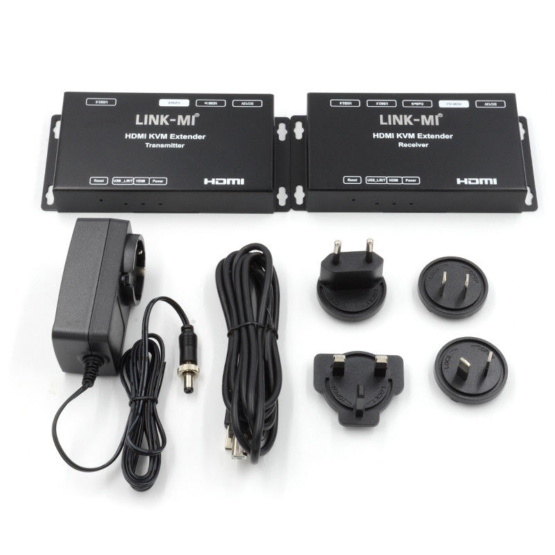 50M HDMI USB KVM Extender Up 50m 100m Поддержка двойного POC USB2.0