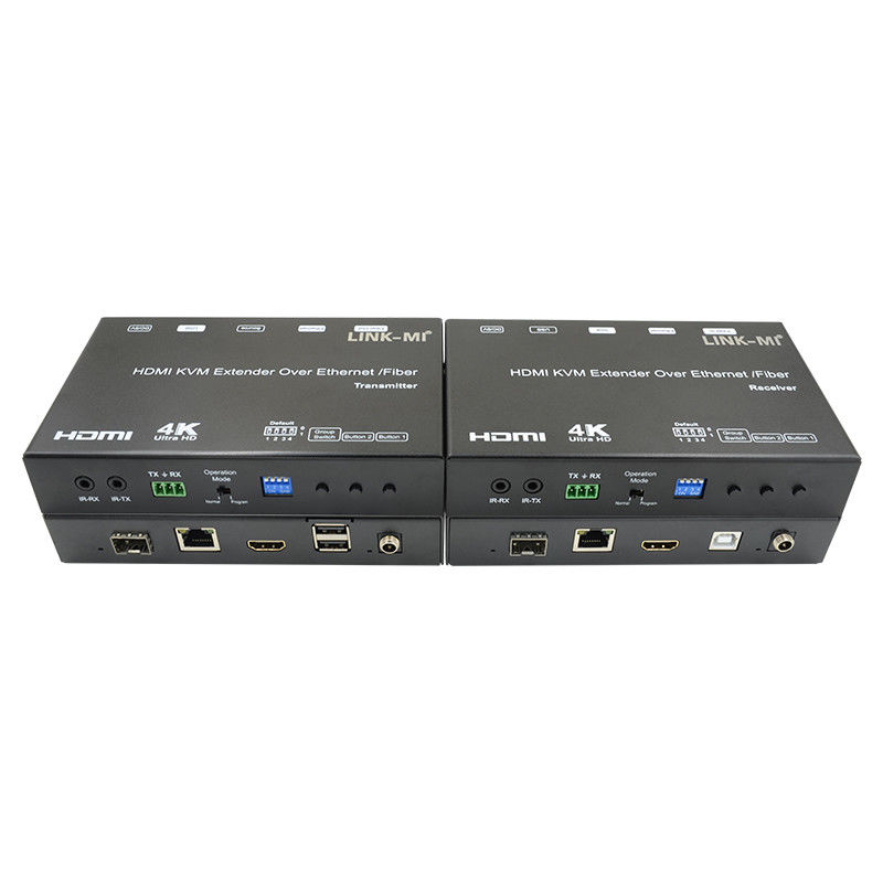 4K AV Over IP Fiber HDMI KVM Extender поддержка мультикаста с USB RS232