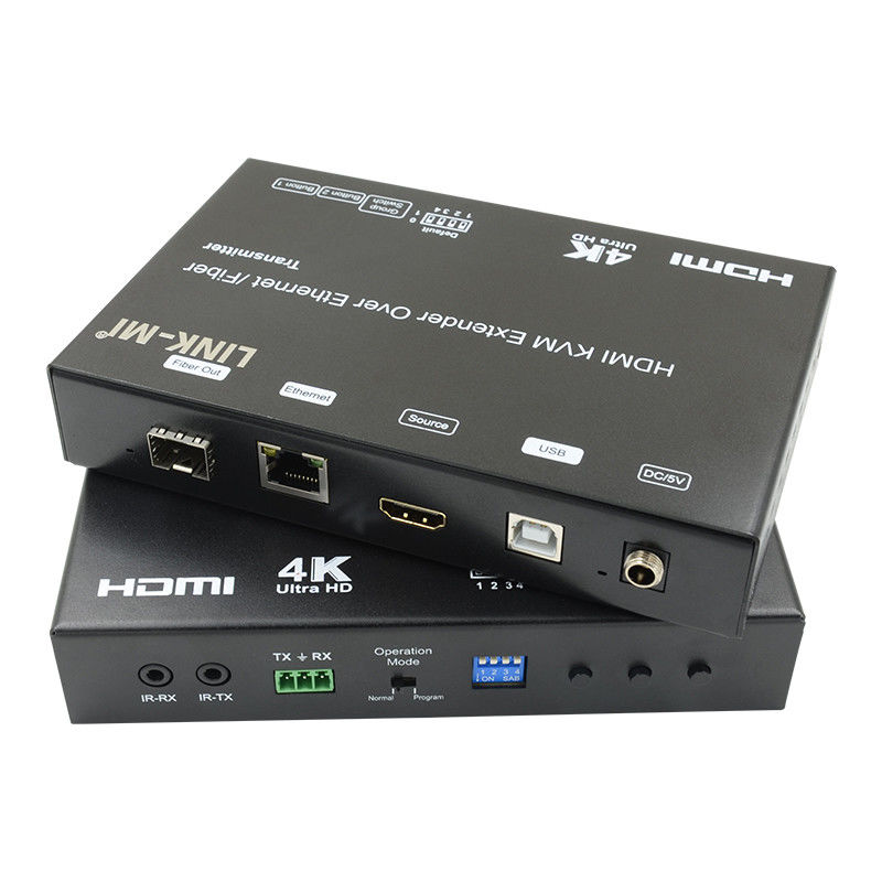 4K AV Over IP Fiber HDMI KVM Extender поддержка мультикаста с USB RS232