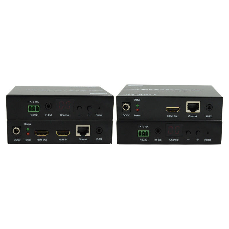 120M HDMI расширитель распределение по IP расширитель с светодиодным дистанционным управлением RS232 AV по IP
