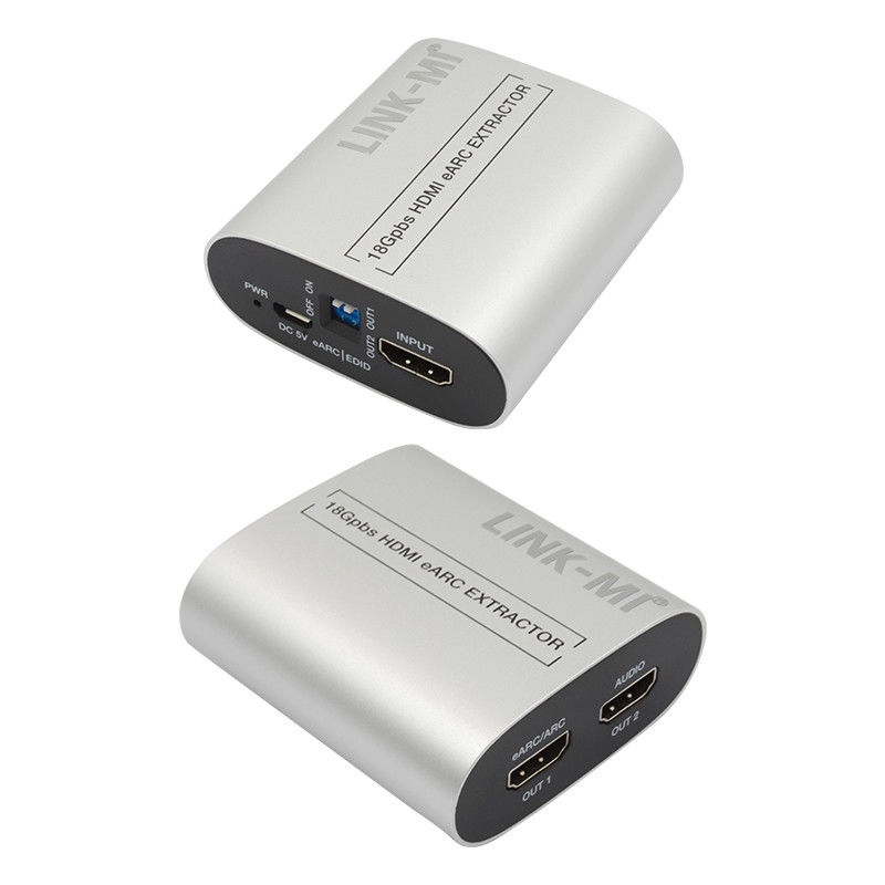 18 Гбит/с HDMI экстрактор экстрактор 4K@60Hz CEC EDID HDMI EARC аудио экстрактор конвертер