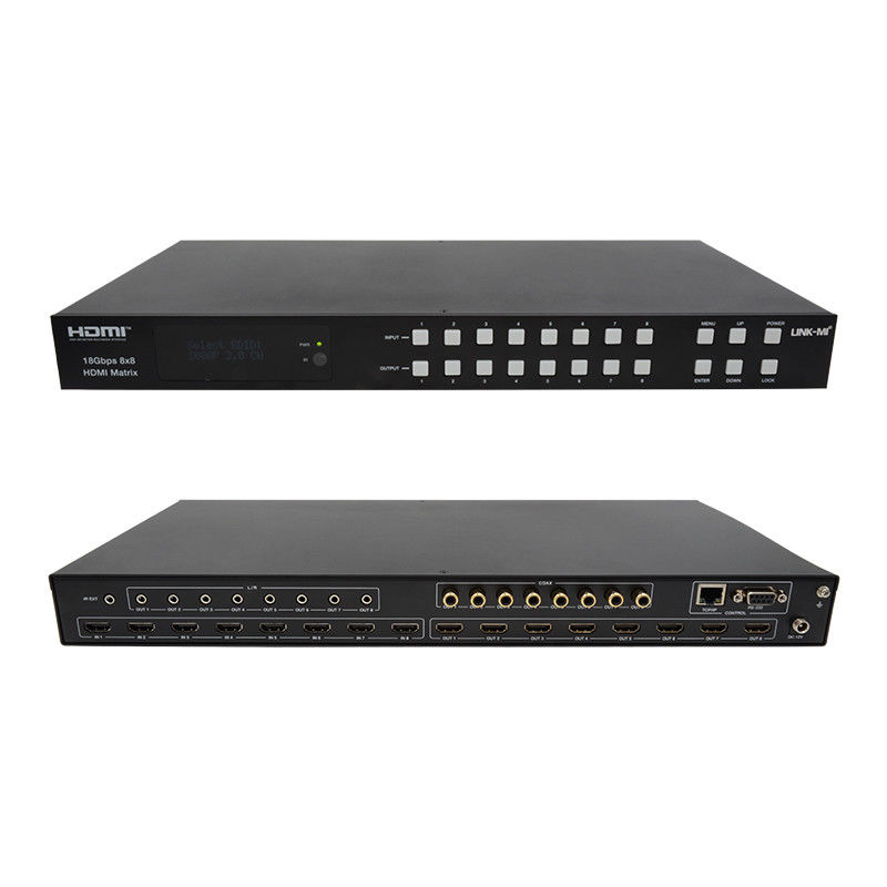 18Gbps 8x8 матричный коммутатор с поддержкой функции ARC 4K2K 60Hz YUV 4:4:4