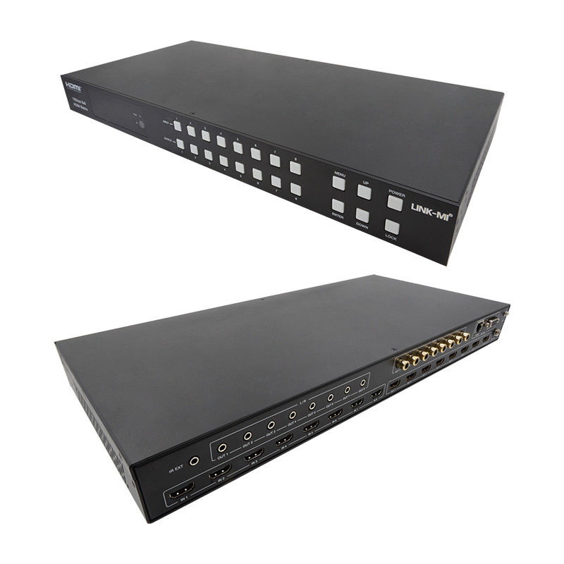 18Gbps 8x8 матричный коммутатор с поддержкой функции ARC 4K2K 60Hz YUV 4:4:4