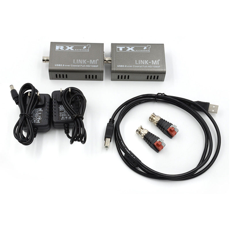 50M KVM расширитель для камеры 1080P USB расширитель через коаксиальный кабель Kvm через волокно
