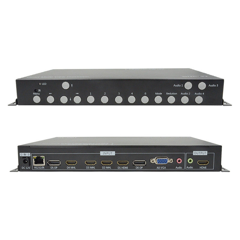 PIP POP HDMI Multi Viewer 4k 4x1 с IR дистанционным управлением RS232