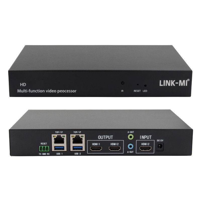 Многоязычный RS232 HDMI видеостенный контроллер HD Caption Adder HDMI видеопроцессор
