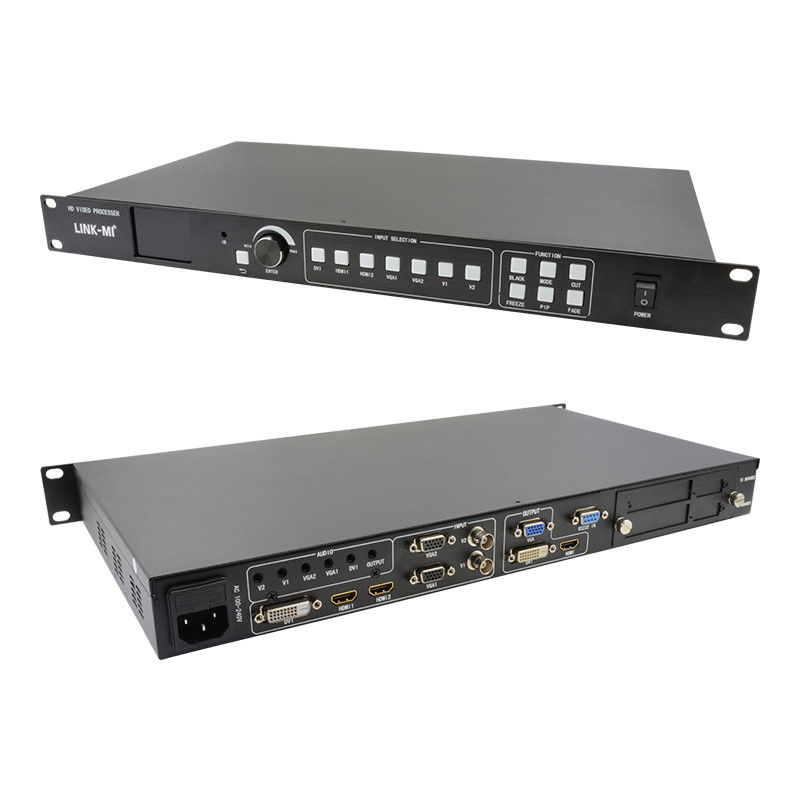 480i/P 576i/P HDMI видеостенный контроллер 7 In 3 Out LED видеопроцессор