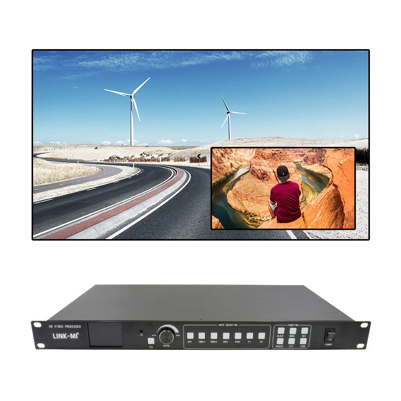 480i/P 576i/P HDMI видеостенный контроллер 7 In 3 Out LED видеопроцессор