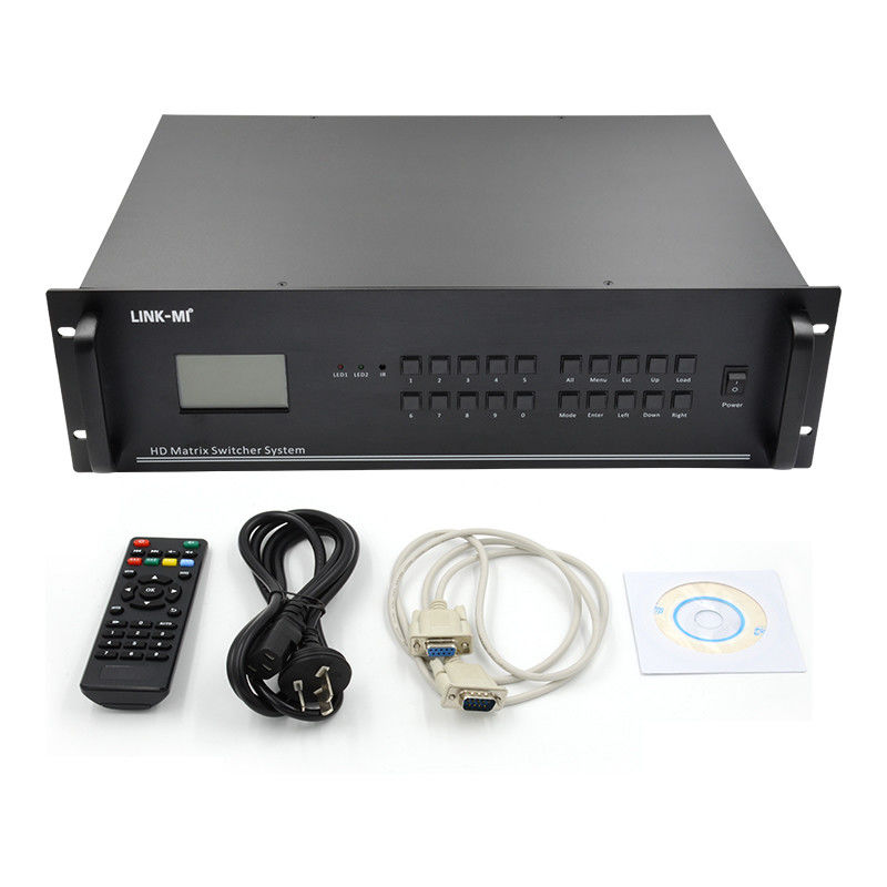 16 В 16 Выход HDMI Матричный переключатель 4K 16X16 Видео матрица Поддержка VGA DVI SDI сигнал вход