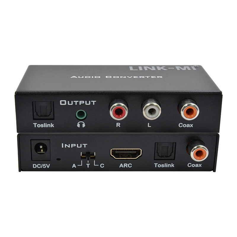 Dac конвертер цифровой аналоговый аудио конвертер поддержка HDMI ARC Toslink Коаксный цифровой аудио