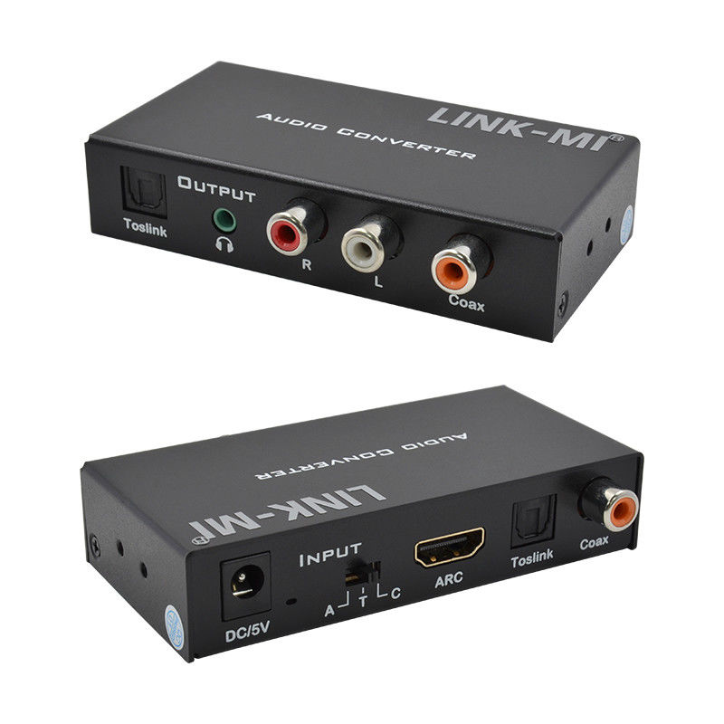 Dac конвертер цифровой аналоговый аудио конвертер поддержка HDMI ARC Toslink Коаксный цифровой аудио