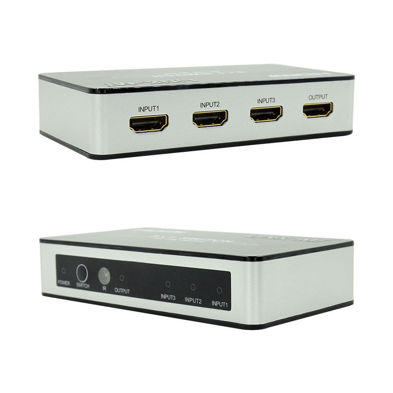 4K2K HDMI Switch 3x1 HDMI Splitter 5V 1A Поддержка PIP 3D 3 к 1 видео коммутатор