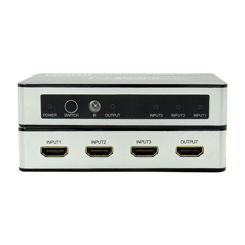 4K2K HDMI Switch 3x1 HDMI Splitter 5V 1A Поддержка PIP 3D 3 к 1 видео коммутатор