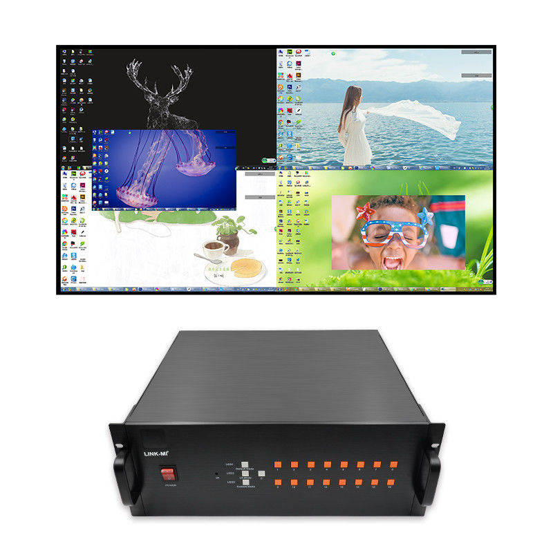 6x1 HDMI мультивьюер VGA CVBS 6 в 1 из 4k мультивьюер синтезатор 1080P