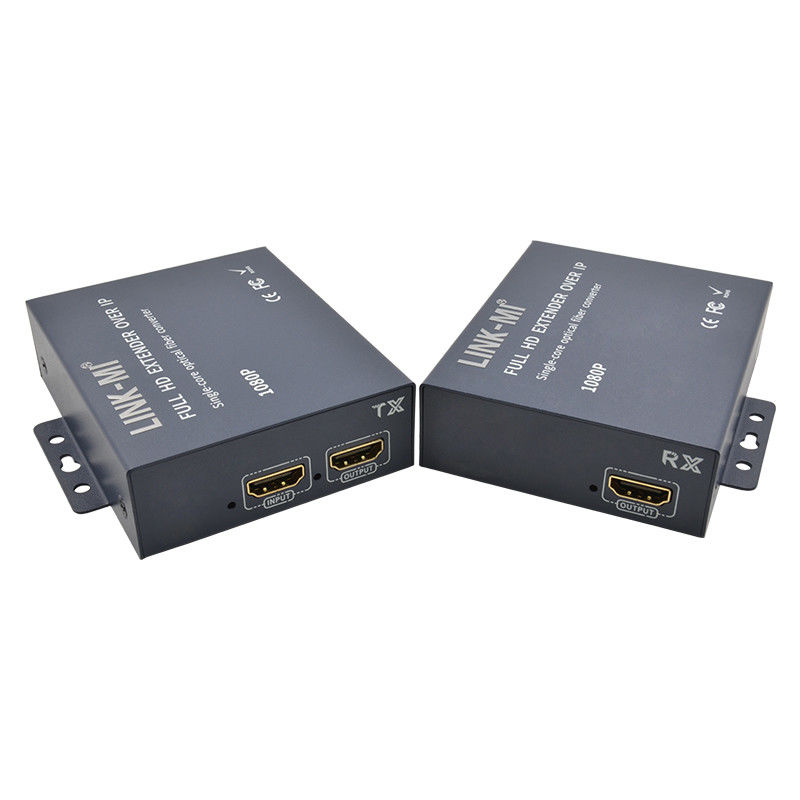 20 км HDMI расширитель по волоконному кабелю с петлей для модуля SC / FC 1080P