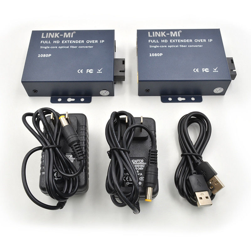20 км HDMI расширитель по волоконному кабелю с петлей для модуля SC / FC 1080P