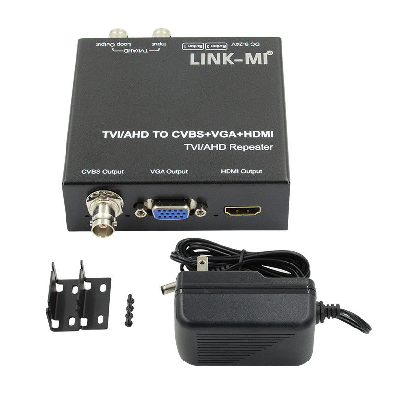 720P 60Hz AHD к HDMI преобразователь TVI CVI к HDMI CVBS VGA видео преобразователь
