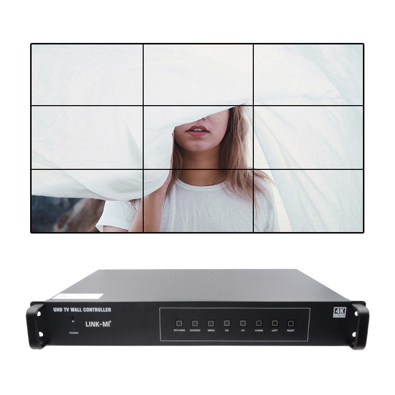 3х3 видеопроцессор 4K с вращением изображения Роуминг-контролер окна 3х3 4к