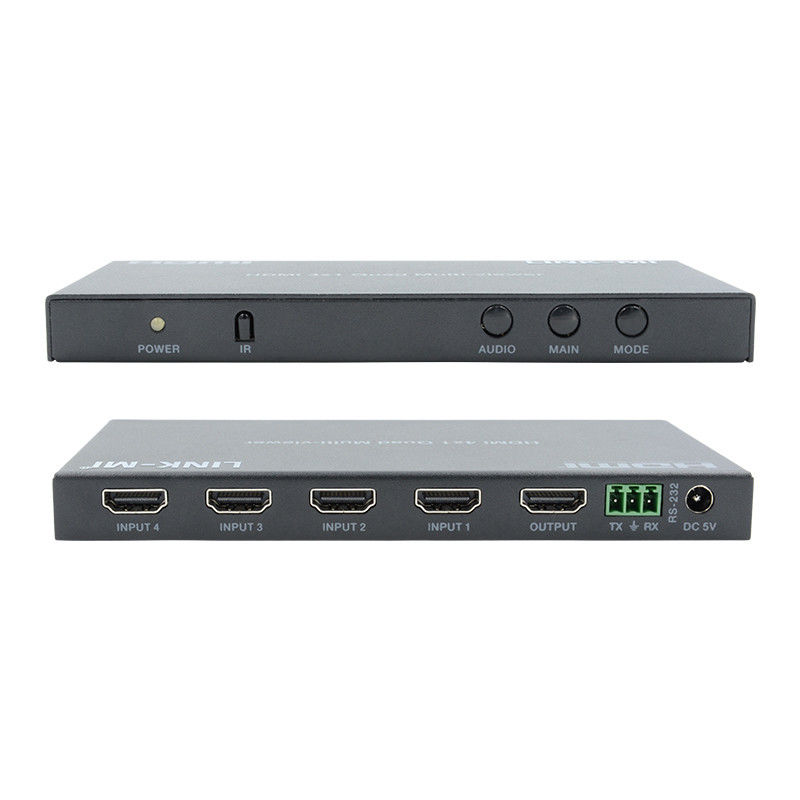 Высокопроизводительный HDMI 4x1 Quad Multi Viewer HDMI 1.4b HDCP 1.4 и совместимый с DVI