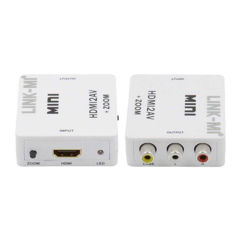 MINI HDMI To CVBS MINI HDMI To AV Сигнальный преобразователь совместимый HDMI 1.3