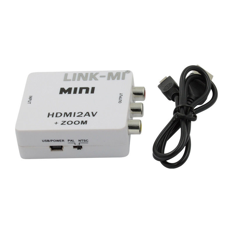 MINI HDMI To CVBS MINI HDMI To AV Сигнальный преобразователь совместимый HDMI 1.3