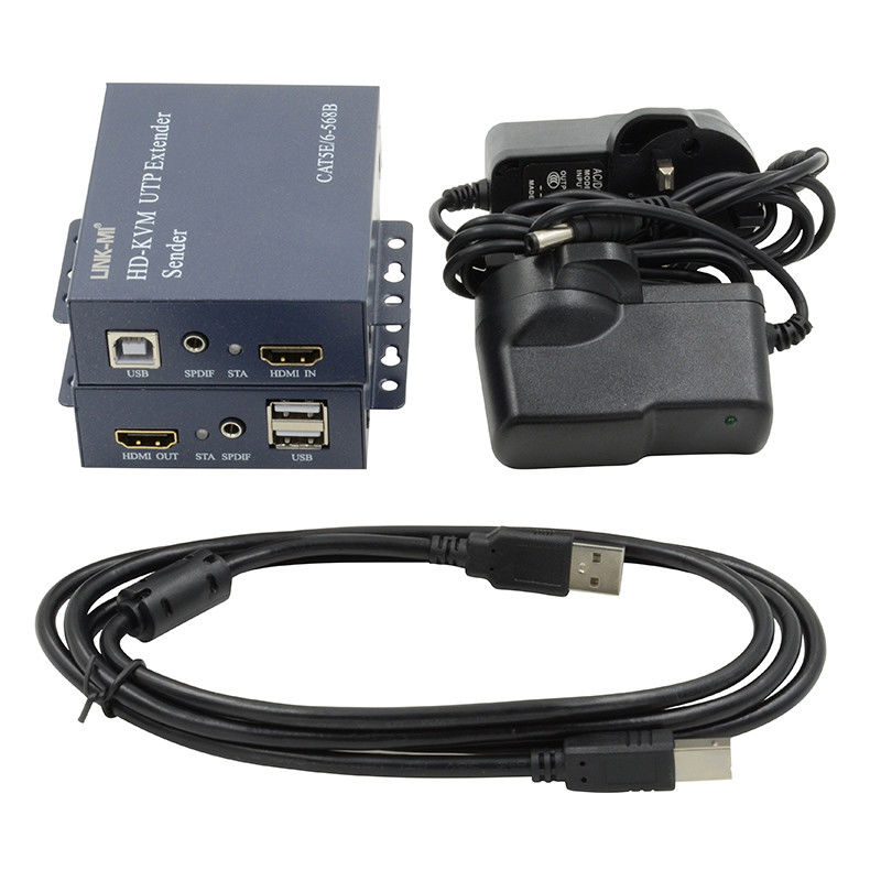 HD-KVM 200m HDMI Extender поддержка разрешения видео до 1920×1080 60Hz