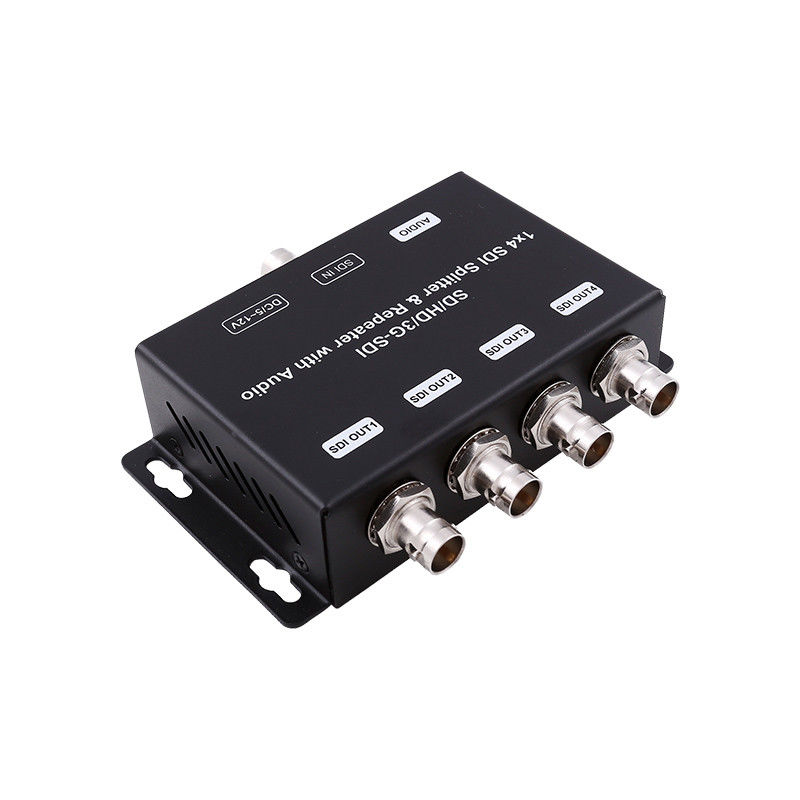 HD/SD-SDI 1 до 4 распределительный усилитель ретранслятор с аудио 75 омов Выходной импеданс