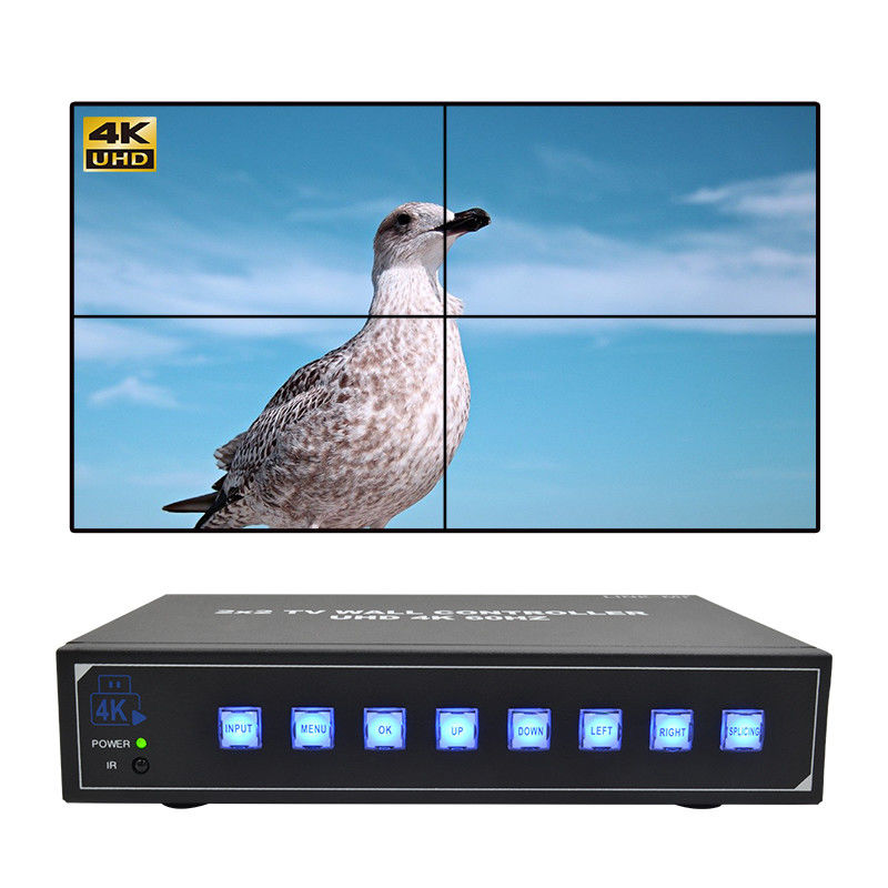 1X4 1X3 1X2 2X1 3X1 4X1 UHD TV Wall Processor для максимального разрешения 3840x2160 60Hz